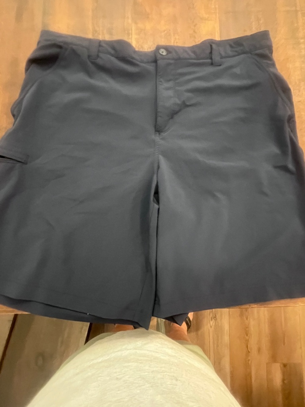Columbia Dark Navy Flat Front Fishing/ Swim Shorts Size 40